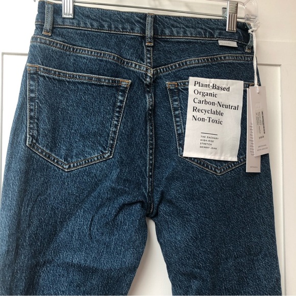 NWT Boyish Jeans the Zachary fit high rise stretch skinny Blue sizes  26 27 28 - Picture 11 of 11
